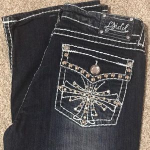 LA Idol Jeans with Bling